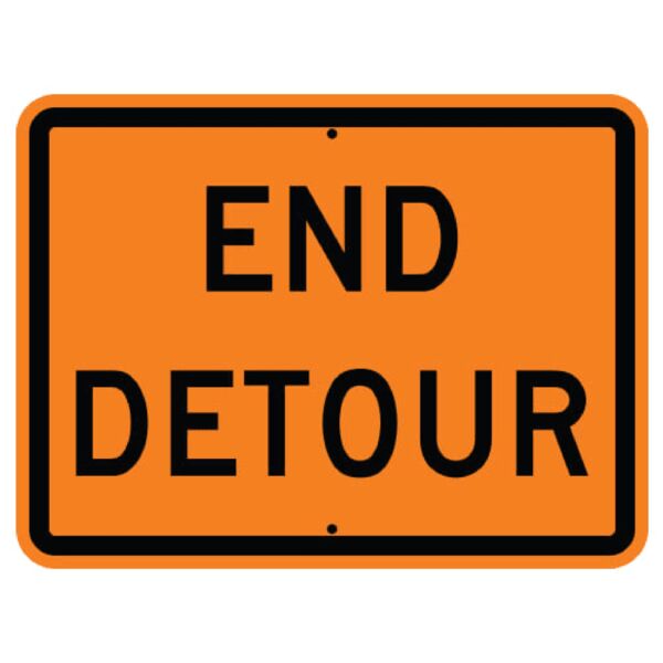 End Detour Sign Thumbnail