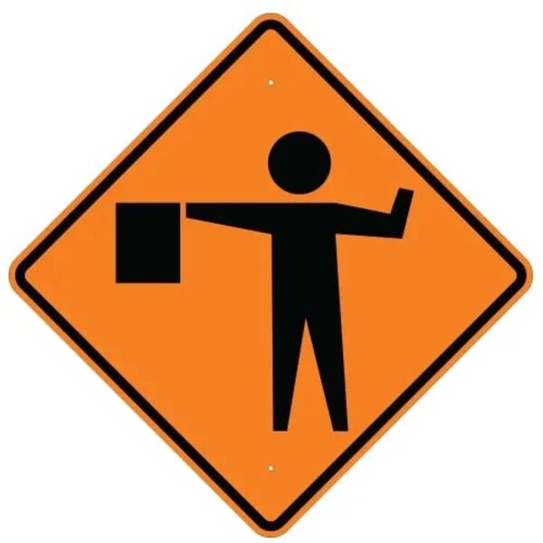 Flagger Symbol Sign Thumbnail