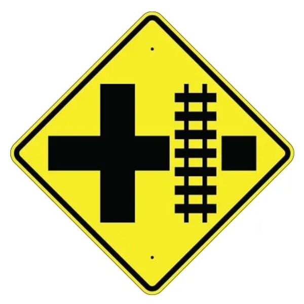 Railroad Crossing, Crossroad Sign Thumbnail