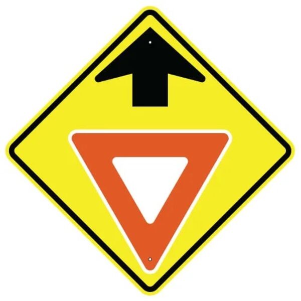 Yield Ahead Symbol Sign Thumbnail