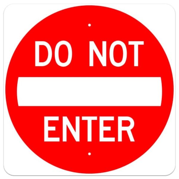Do Not Enter Sign Thumbnail