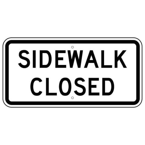Sidewalk Closed Sign Thumbnail