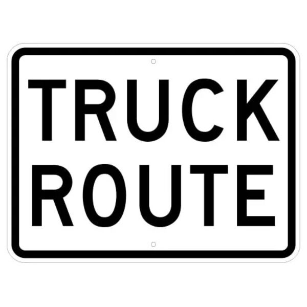 Truck Route Sign Thumbnail