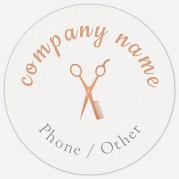 Circle Sticker 3" x 3" Thumbnail