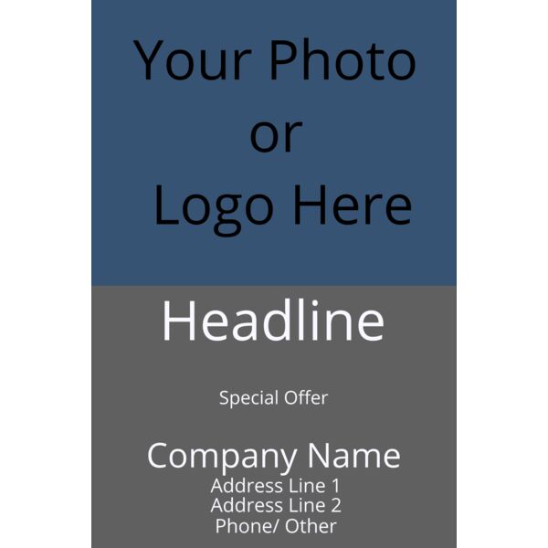 Vertical Postcard Template Thumbnail